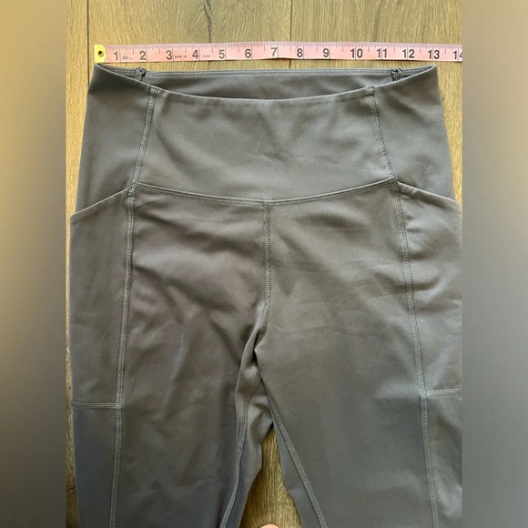 Girlfriend Collective Gray Leggings Size Medium - Picture 4 of 6